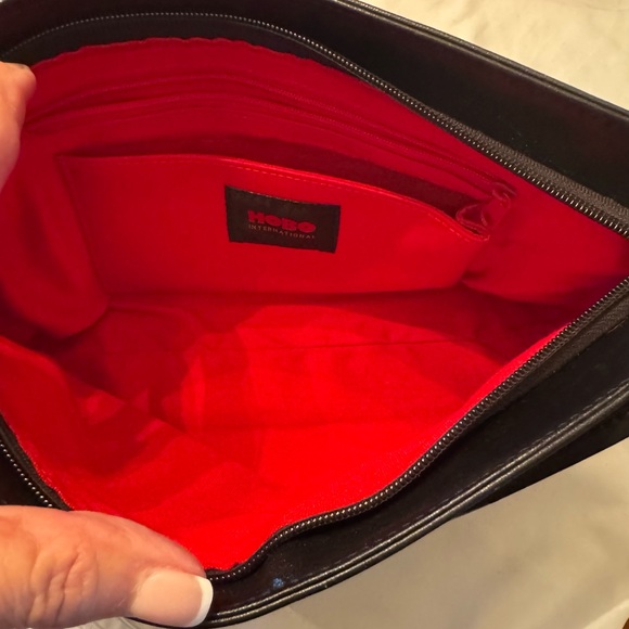 HOBO International Black Leather Crossbody Bag - Picture 4 of 5